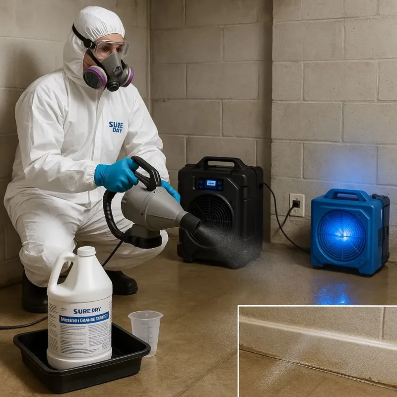 Sanitization and Odor Removal process in Derby, CT
