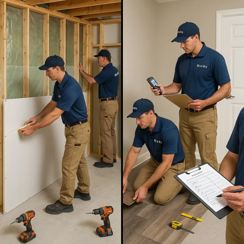 Repairs and Reconstruction process in Derby, CT