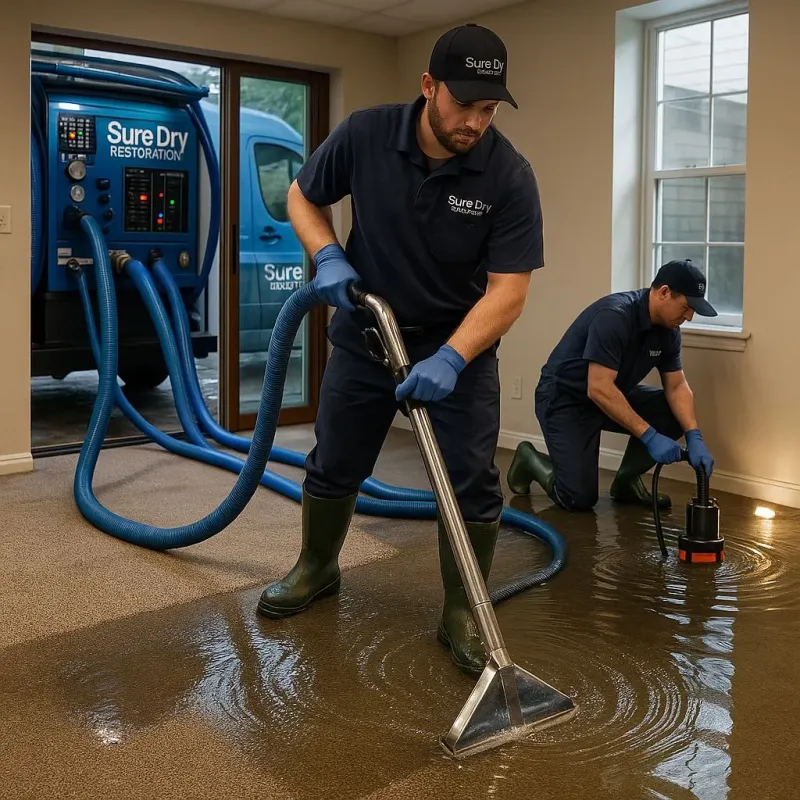 Water Extraction and Removal process in Derby, CT